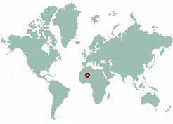 Timeiaouine in world map